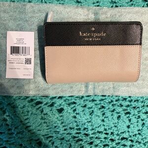 Kate Spade Color Block Medium Compact Wallet